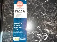 Suhkru kogus sees Thin & Crispy Bacon & South African Feta