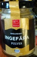 Amount of sugar in Ekologiskt Ingefära Pulver