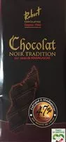 Sucre et nutriments contenus dans Robert chocolatier