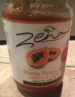 入っている砂糖の量 Confiture papaye