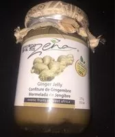 入っている砂糖の量 Confiture de Gingembre