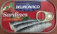 Jumlah gula yang masuk Sardines à la sauce tomate