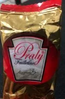 İçindeki şeker miktarı Praly Feuilletine Candy - Aiguebelle