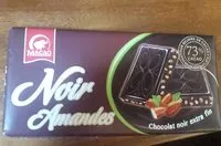 Количество сахара в Chocolat noir aux amandes