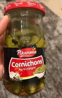 Suhkru kogus sees Cornichons au vinaigre