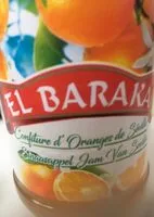 चीनी की मात्रा Confiture d'orange EL BARAKA
