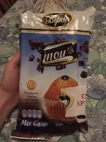 Suhkru kogus sees Madeleines fourrées à la crème de cacao