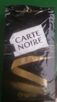 Suhkur ja toitained sees Carte noire maroc