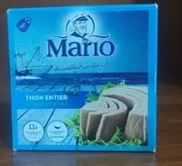 चीनी की मात्रा Mario thon entier à l'huile végétale