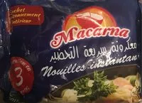 Sucre et nutriments contenus dans Macarna