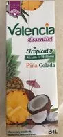 Quantité de sucre dans Piña colada