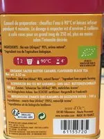 Quantité de sucre dans Thé noir bio caramel beurre salé