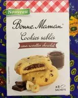 चीनी की मात्रा Cookies sablés cœur noisettes chocolat