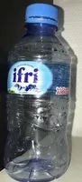 Sucre et nutriments contenus dans Ifri eau minerale naturelle