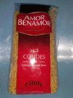 Quantité de sucre dans Coudes