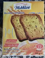 Sucre et nutriments contenus dans Mokhtari