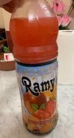 入っている砂糖の量 Ramy orange pêche fraise