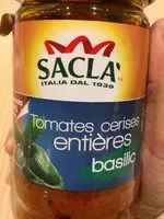 Sucre et nutriments contenus dans Sacla italia