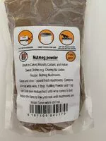 Количество сахара в Nutmeg powder