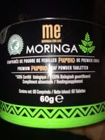 Sucre et nutriments contenus dans Me moringa for life