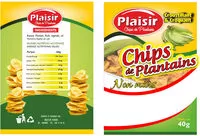 Amount of sugar in PLAISIR CHIPS DE PLANTAIN NON MURE