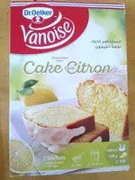 चीनी की मात्रा Préparation Pour Cake goût citron