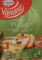 चीनी की मात्रा Préparation pour pâte à pizza