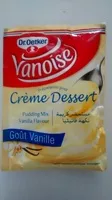 चीनी की मात्रा Préparation pour crème dessert goût vanille