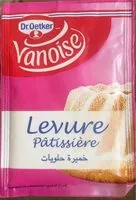 Suhkru kogus sees Levure pâtissière