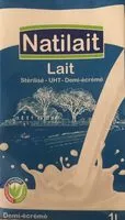 Sugar and nutrients in Natilait