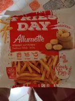 Cantidad de azúcar en fries day