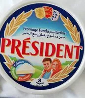 Suhkru kogus sees Fromage Fondu Pour Tartine Président