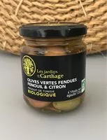 Jumlah gula yang masuk Olives vertes fendues fenouil & citron