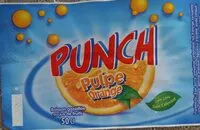 Количество сахара в punch (pulpe d'orange)