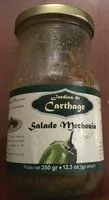 Quantité de sucre dans Salade Mechouia Douce