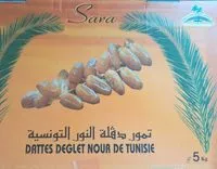 İçindeki şeker miktarı Dattes deglet Nour de Tunisie