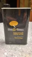 Sucre et nutriments contenus dans Olives et olivier