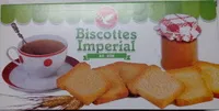 Sucre et nutriments contenus dans Biscottes imperial