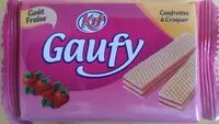 含糖量 Gaufy ( goût fraise )