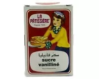 Suhkru kogus sees Sucre vanilliné
