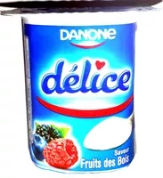 Sokerin määrä sisällä Délice saveur fruits des bois