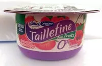 चीनी की मात्रा Taillefine aux fruits 0% Fruits rouges