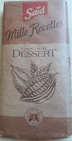 Jumlah gula yang masuk Mille Recettes - Chocolat noir