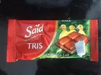 Jumlah gula yang masuk TRIS ( chocolat au lait )