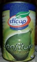 Sokerin määrä sisällä confiture de figue