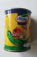 Sokerin määrä sisällä Salade mechouia