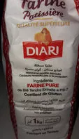 Sucre et nutriments contenus dans Diari