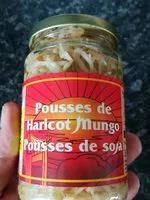Cantidad de azúcar en Pousse de haricots mungo (pousse de soja)