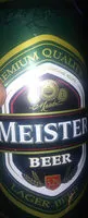 Sucre et nutriments contenus dans Meister beer