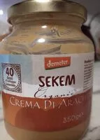 İçindeki şeker miktarı Crema arachidi